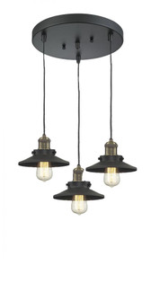 Railroad 3 Light Multi-Pendant (3442|211/3-BAB-M6)