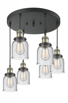 Small Bell 6 Light Multi-Pendant (3442|212/6-BAB-G54)