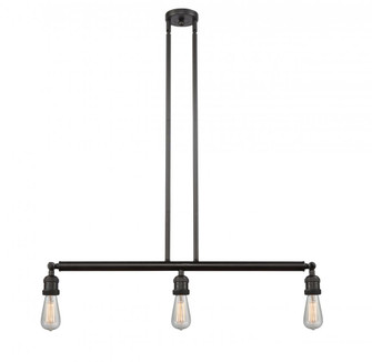 Bare Bulb 3 Light Island Light (3442|213NH-OB-LED)