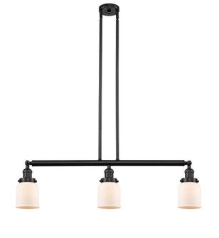 Bell - 3 Light - 38 inch - Oil Rubbed Bronze - Stem Hung - Adjustable Island Light (3442|213-OB-G51-LED)
