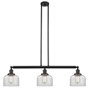 Bell - 3 Light - 41 inch - Oil Rubbed Bronze - Stem Hung - Adjustable Island Light (3442|213-OB-G72-LED)