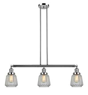 Chatham - 3 Light - 39 inch - Polished Nickel - Stem Hung - Adjustable Island Light (3442|213-PN-G142-LED)