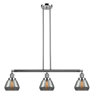 Fulton - 3 Light - 39 inch - Polished Nickel - Stem Hung - Adjustable Island Light (3442|213-PN-G173-LED)