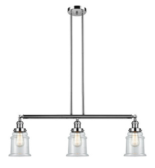 Canton - 3 Light - 39 inch - Polished Nickel - Stem Hung - Adjustable Island Light (3442|213-PN-G182-LED)