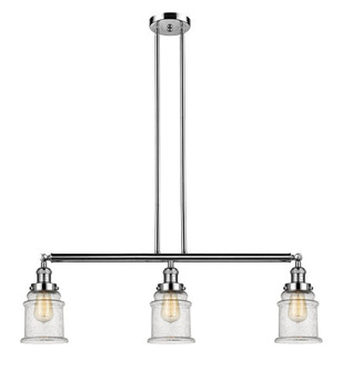Canton - 3 Light - 39 inch - Polished Nickel - Stem Hung - Adjustable Island Light (3442|213-PN-G184-LED)