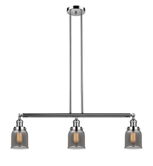 Bell - 3 Light - 38 inch - Polished Nickel - Stem Hung - Adjustable Island Light (3442|213-PN-G53-LED)