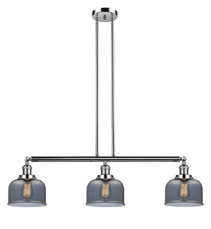 Bell - 3 Light - 41 inch - Polished Nickel - Stem Hung - Adjustable Island Light (3442|213-PN-G73-LED)