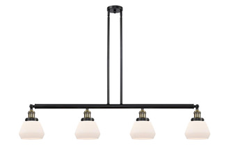 Fulton - 4 Light - 51 inch - Black Antique Brass - Stem Hung - Adjustable Island Light (3442|214-BAB-G171)