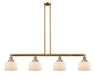 Bell - 4 Light - 53 inch - Brushed Brass - Stem Hung - Adjustable Island Light (3442|214-BB-G71-LED)