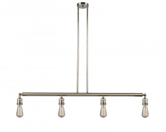 Bare Bulb 4 Light Island Light (3442|214NH-PN-LED)