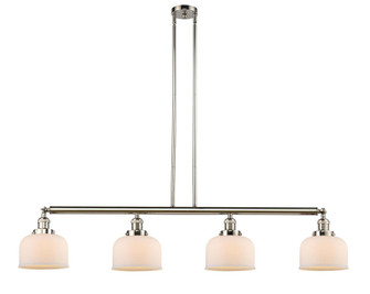 Bell - 4 Light - 53 inch - Polished Nickel - Stem Hung - Adjustable Island Light (3442|214-PN-G71-LED)