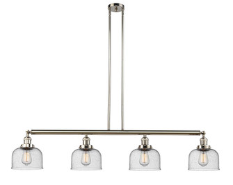 Bell - 4 Light - 53 inch - Polished Nickel - Stem Hung - Adjustable Island Light (3442|214-PN-G74-LED)