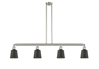 Addison - 4 Light - 50 inch - Brushed Satin Nickel - Stem Hung - Adjustable Island Light (3442|214-SN-M9-BK-LED)