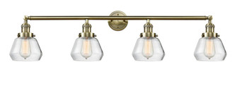 Fulton - 4 Light - 43 inch - Antique Brass - Adjustable Bath Vanity Light (3442|215-AB-G172-LED)