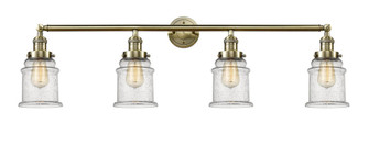 Canton - 4 Light - 42 inch - Antique Brass - Adjustable Bath Vanity Light (3442|215-AB-G184-LED)