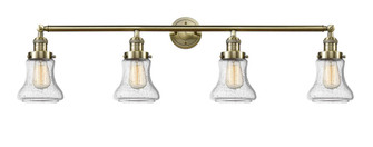 Bellmont - 4 Light - 42 inch - Antique Brass - Adjustable Bath Vanity Light (3442|215-AB-G194-LED)