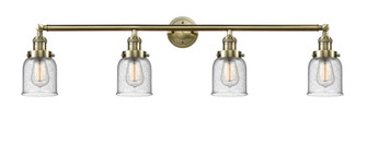 Bell - 4 Light - 42 inch - Antique Brass - Adjustable Bath Vanity Light (3442|215-AB-G54-LED)