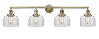 Bell - 4 Light - 44 inch - Antique Brass - Adjustable Bath Vanity Light (3442|215-AB-G72-LED)