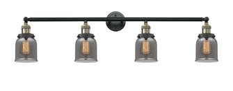 Bell - 4 Light - 42 inch - Black Antique Brass - Adjustable Bath Vanity Light (3442|215-BAB-G53-LED)