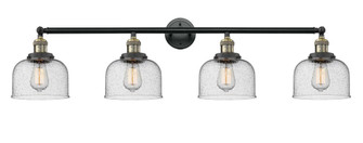 Bell - 4 Light - 44 inch - Black Antique Brass - Adjustable Bath Vanity Light (3442|215-BAB-G74-LED)