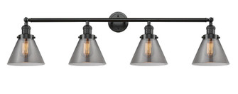 Cone - 4 Light - 44 inch - Oil Rubbed Bronze - Adjustable Bath Vanity Light (3442|215-OB-G43-LED)