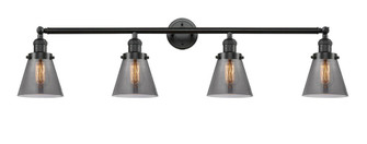 Cone - 4 Light - 42 inch - Oil Rubbed Bronze - Adjustable Bath Vanity Light (3442|215-OB-G63-LED)