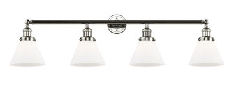 Cone - 4 Light - 44 inch - Polished Nickel - Adjustable Bath Vanity Light (3442|215-PN-G41-LED)