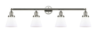 Cone - 4 Light - 42 inch - Polished Nickel - Adjustable Bath Vanity Light (3442|215-PN-G61-LED)