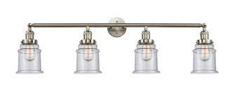 Canton - 4 Light - 42 inch - Brushed Satin Nickel - Adjustable Bath Vanity Light (3442|215-SN-G184-LED)