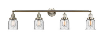 Bell - 4 Light - 42 inch - Brushed Satin Nickel - Adjustable Bath Vanity Light (3442|215-SN-G54-LED)