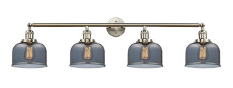 Bell - 4 Light - 44 inch - Brushed Satin Nickel - Adjustable Bath Vanity Light (3442|215-SN-G73-LED)