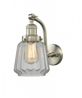 Chatham - 1 Light - 7 inch - Brushed Satin Nickel - Adjustable Sconce (3442|515-1W-SN-G142-LED)