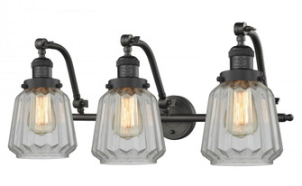 Chatham - 3 Light - 28 inch - Oil Rubbed Bronze - Adjustable Bath Vanity Light (3442|515-3W-OB-G142-LED)