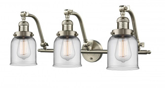 Bell - 3 Light - 28 inch - Brushed Satin Nickel - Adjustable Bath Vanity Light (3442|515-3W-SN-G52-LED)