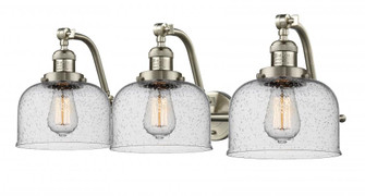 Bell - 3 Light - 28 inch - Brushed Satin Nickel - Adjustable Bath Vanity Light (3442|515-3W-SN-G74-LED)