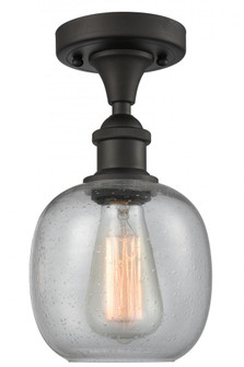 Belfast - 1 Light - 6 inch - Oil Rubbed Bronze - Semi-Flush Mount (3442|516-1C-OB-G104-LED)