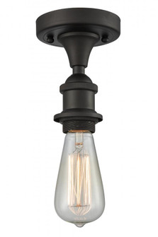 Bare Bulb - 1 Light - 5 inch - Oil Rubbed Bronze - Semi-Flush Mount (3442|516-1C-OB-LED)