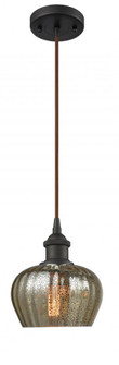 Fenton - 1 Light - 7 inch - Oil Rubbed Bronze - Cord hung - Mini Pendant (3442|516-1P-OB-G96-LED)