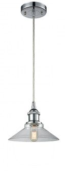 Orwell - 1 Light - 8 inch - Polished Chrome - Cord hung - Mini Pendant (3442|516-1P-PC-G132-LED)