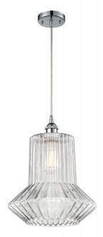 Springwater - 1 Light - 12 inch - Polished Chrome - Cord hung - Mini Pendant (3442|516-1P-PC-G212-LED)