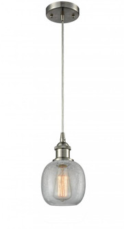 Belfast - 1 Light - 6 inch - Brushed Satin Nickel - Cord hung - Mini Pendant (3442|516-1P-SN-G105-LED)