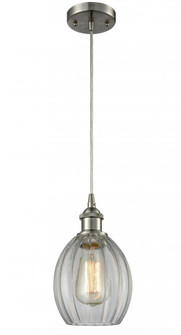Eaton - 1 Light - 6 inch - Brushed Satin Nickel - Cord hung - Mini Pendant (3442|516-1P-SN-G82-LED)