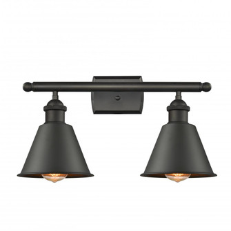 Smithfield - 2 Light - 17 inch - Oil Rubbed Bronze - Bath Vanity Light (3442|516-2W-OB-M8-LED)