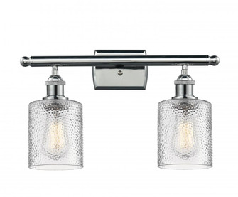Cobbleskill - 2 Light - 15 inch - Polished Chrome - Bath Vanity Light (3442|516-2W-PC-G112-LED)