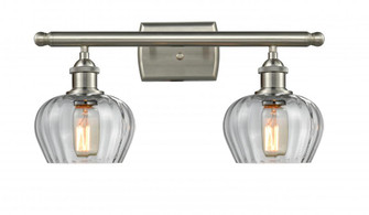 Fenton - 2 Light - 17 inch - Brushed Satin Nickel - Bath Vanity Light (3442|516-2W-SN-G92-LED)