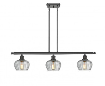Fenton - 3 Light - 36 inch - Oil Rubbed Bronze - Stem hung - Island Light (3442|516-3I-OB-G92-LED)