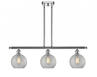 Athens - 3 Light - 36 inch - Polished Chrome - Cord hung - Island Light (3442|516-3I-PC-G125-LED)