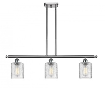 Cobbleskill - 3 Light - 36 inch - Brushed Satin Nickel - Stem hung - Island Light (3442|516-3I-SN-G112-LED)
