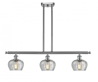 Fenton - 3 Light - 36 inch - Brushed Satin Nickel - Stem hung - Island Light (3442|516-3I-SN-G92-LED)