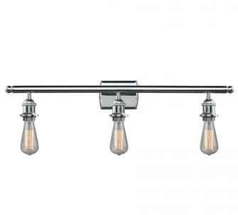 Bare Bulb - 3 Light - 26 inch - Polished Chrome - Bath Vanity Light (3442|516-3W-PC-LED)